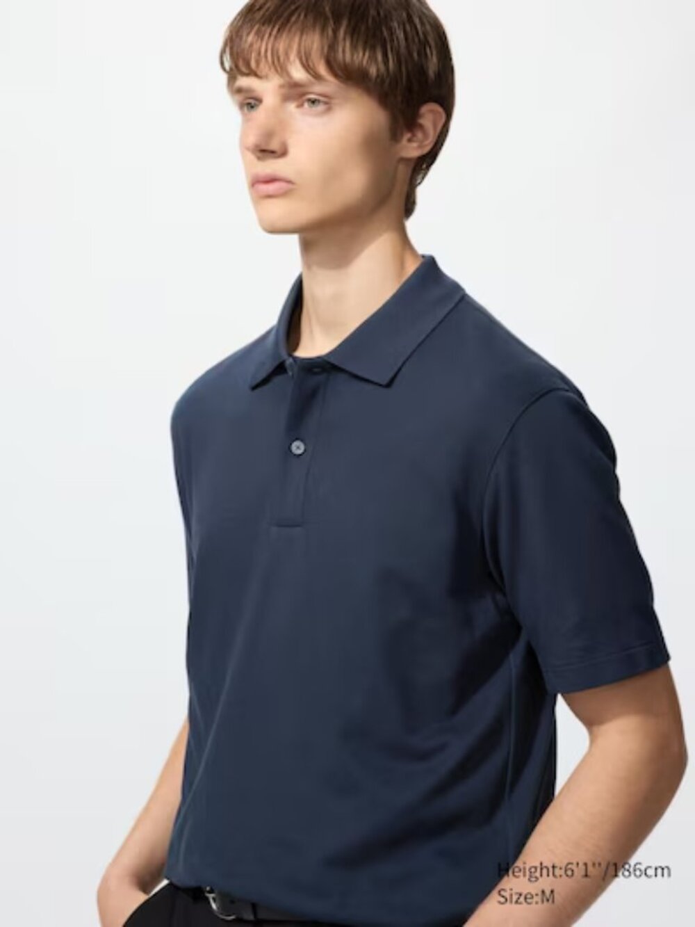 UNIQLO AIRISM Cotton Pique Polo